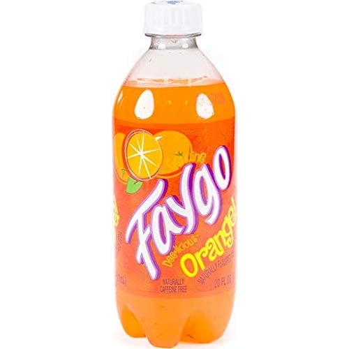 Faygo Soda Orange 20ounce plastic bottle (pack of 12)
