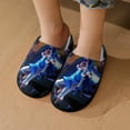 thumbnail image 7 of Kids The Legend of Zelda Slippers Anti-slip Fluffy Fuzzy House Slippers Warm Soft Plush Winter Fluffy House Shoes for Boys Girls, 7 of 7