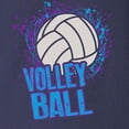 thumbnail image 3 of CafePress - Volleyball Splatter Long Sleeve Dark T Shirt - Long Sleeve Dark T-Shirt, 3 of 4