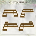 thumbnail image 4 of Outsunny DIY 5-box Raised Garden Bed Outdoor Flower Bed Set, Brown, 4 of 10