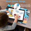 thumbnail image 3 of czcpp-Lápices capacitivos Premium para niños, compatibles con Todos los Dispositivos de visualización táctil, iPad y Dispositivos Android, fácil Agarre, Duradero y Seguro para niños,Azul, 3 of 4