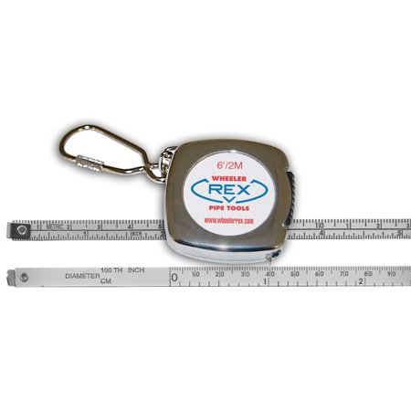 UPC 662933103458 product image for Wheeler-Rex 71 English/Metric 6 ft Tape Measure for Diameter & Circumference | upcitemdb.com
