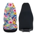 thumbnail image 4 of Uorisanigo Car Seat Covers, Premium Pink Hibiscus Automotive High Back Bucket Seat Covers Front Seats, 2 PCS Auto Interior Accessories Cushions, Universal Fit for Most Cars, 4 of 7