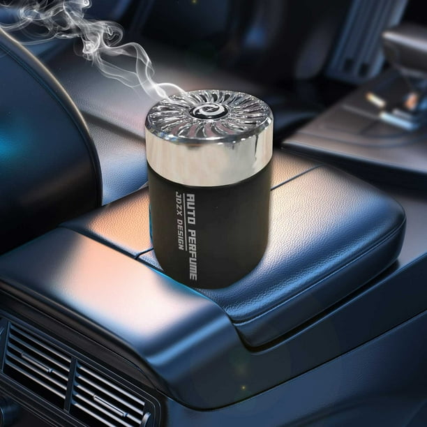 Difusor de aromaterapia para coche de cristal negro | Ambientador sólido para coche y hogar | Eliminador de olores para dormitorio, baño y oficina | 3 opciones de fragancia