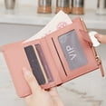 thumbnail image 3 of Fashionable Pattern Women's Short Wallet Practical Coin Card Holder for Girls, 3 of 20