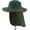 Forest Green, variant on Outdoor UPF50+ Mesh Sun Hat Wide Brim Fishing Hat with Neck Flap Sun Hat for Men Women