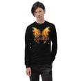 thumbnail image 3 of Bat Doodle Elemental Series: Fire Long Sleeve Shirt, 3 of 11