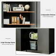 thumbnail image 6 of CXUZCZ Metal Garage Storage Cabinet,Black Storage Cabinet with Locking Doors and Adjustable Shelves,71" Tall Large Steel Tool Cabinets for Office,Garage,Shop, 6 of 8