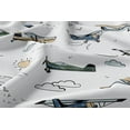 thumbnail image 4 of Sweet Jojo Designs Airplane Green and Blue Boy 3 Piece Twin Size Sheet Set, 4 of 5