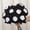 White, variant on Halloween Artificial Black Roses with Red Centers, Gothic Long-Stem Fake Roses with Leaves, Spooky Halloween Silk Flower Arrangements for Party, Home & Cemetery Decor