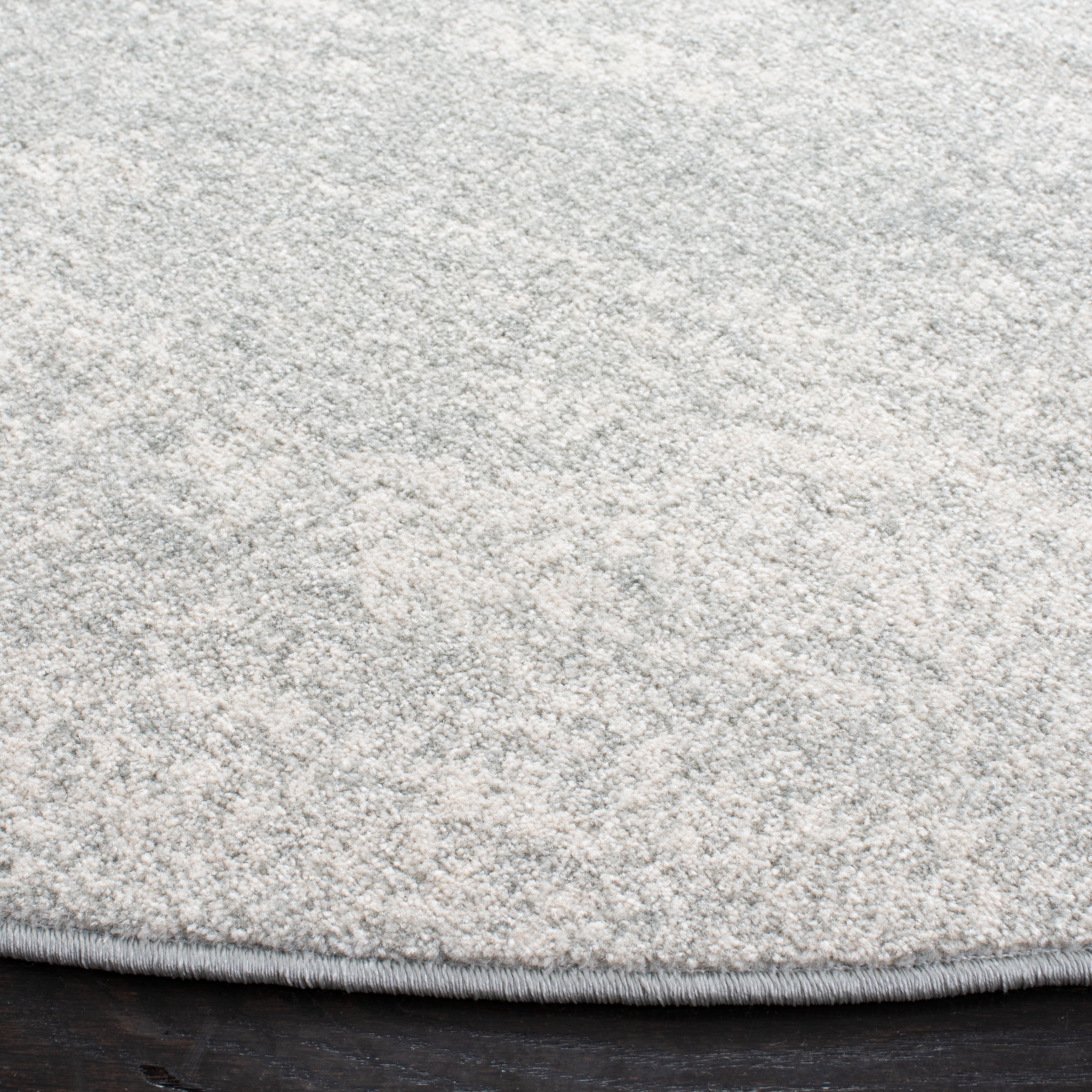 SAFAVIEH Evoke Frosina Abstract Area Rug, Ivory/Sage, 6'7" x 6'7" Round