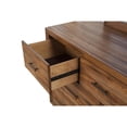 thumbnail image 3 of Origins by Alpine Trinidad Wood 7 Drawer Dresser in Toffee (Brown), 3 of 3