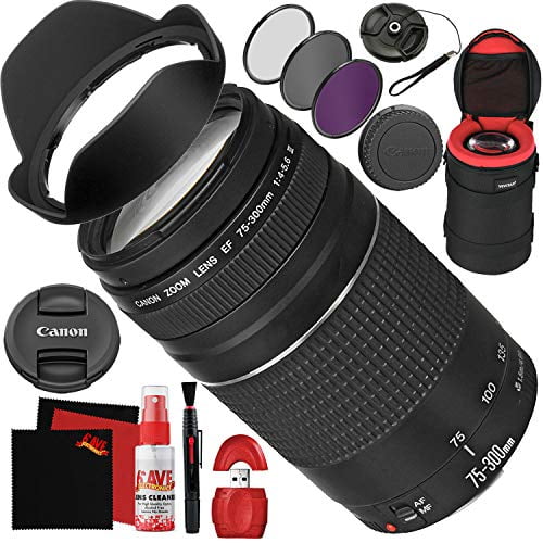 Canon Canon EF 75-300mm f/4-5.6 III Lens +Essential