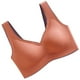 thumbnail image 4 of Sujetador sin costuras Sport Yoga Running Hacer subir Vest Underwire Soft Sleep Ropa interior de mujer, Rojo, L kenally  AP001300-10B, 4 of 7