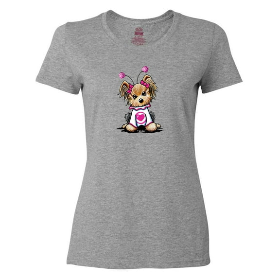 Inktastic Love Bug Yorkie Women's T-Shirt