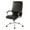 Black, variant on High Back Manager's Faux Leather Chair in Black with Chrome Base