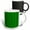 Multicolor, variant on 3drose, Green Plasma Kente Geometric Abstract Pattern Textile, 11oz Mug