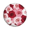 thumbnail image 2 of Bingfone Rose Spare Tire Cover Weatherproof Universal Wheel Protectors For Rv Camper Travel Trailer Suv Truck 17 Inch, 2 of 9