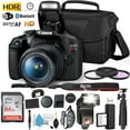 thumbnail image 1 of Canon Rebel T7 DSLR Camera with 18-55mm DC III, Lens and 64GB Ultra Speed Memory Card, Case, Cleaning Kit, Flash, and more Fully Loaded Bundle(International Model), 1 of 6