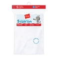 thumbnail image 2 of Hanes Toddler Boys Undershirt 5-Pack Crewneck T-Shirt Top Assorted Color Prints, 2 of 4