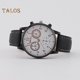 thumbnail image 5 of Men Watch 3 Eyes Round Dial Faux Leather Strap Quartz Movement Male Teens Casual Digital Wristwatch Fashion Jewelry Birthday Gift, 5 of 5