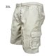 thumbnail image 1 of Pantalones cortos deportivos para hombre, pantalones holgados informales, pantalones cortos de verano para trabajo, beige, blanco, 3XL Methold AP002304-06, 1 of 6