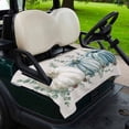 thumbnail image 2 of Golf Cart Seat Covers for 2 Seater,Teal Grey Pumpkins Fall Microfiber Cart Seat Towel Blanket,Thanksgiving Eucalyptus Leaves Rustic Absorbent NonSlip Bench Seats Protector for Golf Course 51"x31", 2 of 9