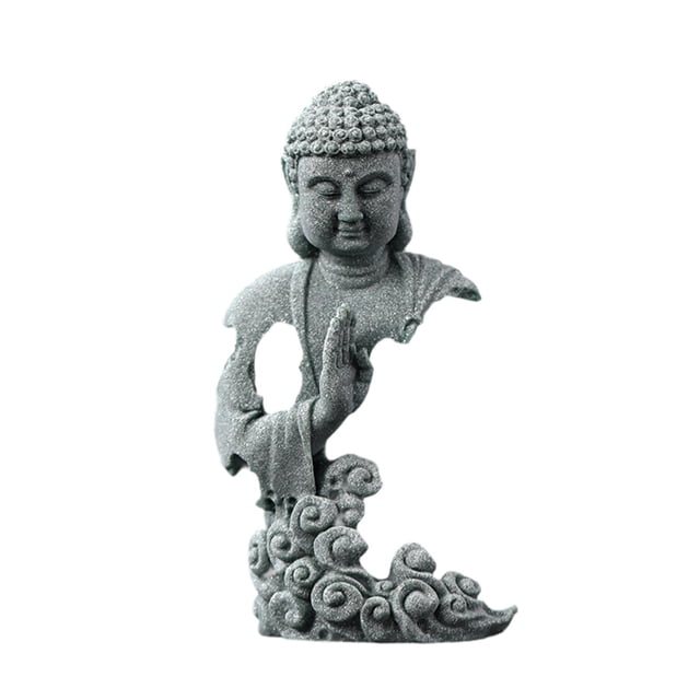 Estatua de Buda, adorno artesanal, decoración del hogar, regalos, escultura, figura de escritorio para oficina, escritorio, estantería, sala de estar, 85 cm x 45 cm x 15 cm