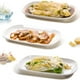 thumbnail image 2 of 3pcs comida plato rectangular desayuno para servir plato de cocina platos de comida platos de comida rectangular, 2 of 5