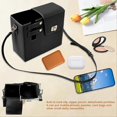 thumbnail image 5 of Leather Crossbody Water Cup Bag with Adjustable Shoulder Strap Brown, 5 of 5