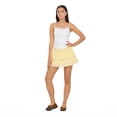 thumbnail image 2 of Forever 21 Women’s Cotton Eyelet Mini Skirt with Smocked Waist, Tiered Flowy Pull-On Summer Skirt for Casual Outfits and Vacation Looks, XS-XL, 2 of 6