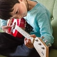thumbnail image 4 of Loog Pro Guitarra acústica para niños 3 cuerdas Edades 6+ Aplicación de aprendizaje y lecciones incluidas Rojo, 4 of 5