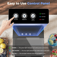 thumbnail image 6 of Ice Maker Countertop, Nugget Ice in 6 Mins, 44LBS/Day Chewable Ice Machine with Self-Cleaning, Large Water Tank for Home, Kitchen, Party, Camping, 6 of 10