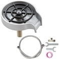 thumbnail image 6 of KFFKFF Automatic Glass Rinser ABS Cup Cleaner Cup Washer 10 Water Jets Coffee Cup Washing Tools Kitchen Sink Pitcher Washer for Bar Home Household, 6 of 8