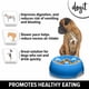 thumbnail image 2 of Dogit Comedero Para Perros Comedero Lento Para Comida Húmeda O Seca Go Slow Plato Para Perros Antigoteo Azul L, 2 of 5