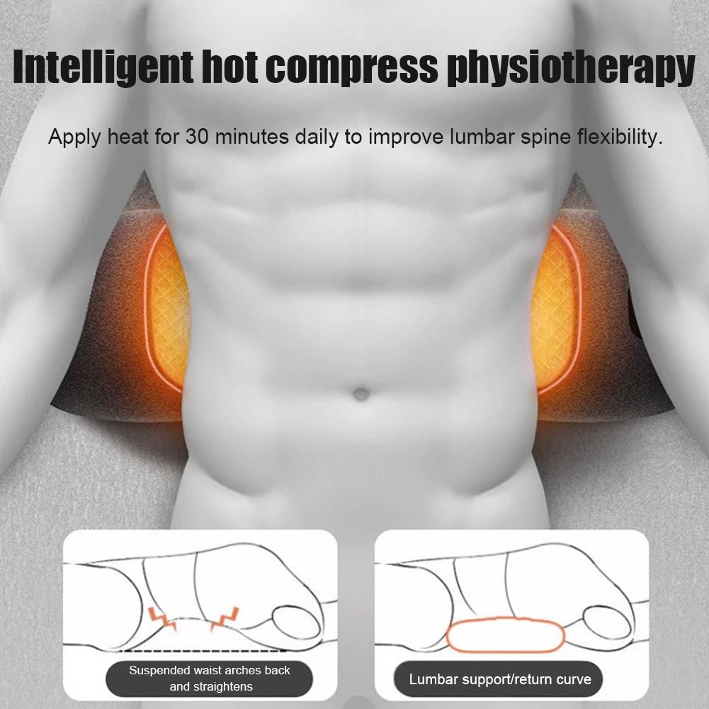 Smooth Spine Triple Fusion Back Massager, 2026 New Triple Fusion Massager for Sciatica, with Electric Traction Lifting & Heat Compress, All-Round Support, Relieve Neck/Shoulder Discomfort