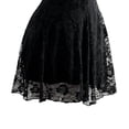 thumbnail image 4 of Huowey Vampire Gothic Dresses Halloween For Women Floral Lace Fancy Cosplay Party Gown Spaghetti Strap Elegant Halloween Dress,Black,M, 4 of 6