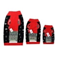 thumbnail image 4 of SOCAL LOOK Dog Christmas Sweater Acrylic Ugly Xmas Jumper with Leash Hole, Turtleneck Pet Outfit S, 4 of 10