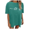 thumbnail image 1 of T-Shirts pour Femmes Tendance Décontractés à Manches Courtes Imprimés Col Rond pour Style d'Été Quotidien - T-Shirts Graphiques à la Mode pour Femmes, 1 of 4