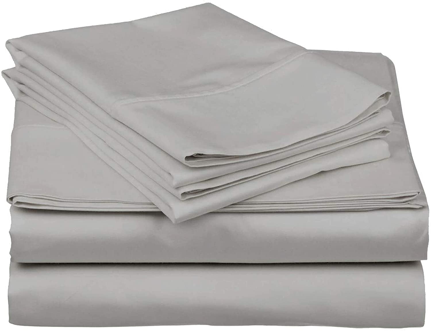 Nice Class 4 PC Attached WaterBed Sheets Egyptian Cotton All Solid Cal-king Size 