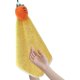 thumbnail image 3 of (Yellow) Cute hanging towel - Decorative bathroom towel - Soft absorbent quick drying towel for kids, 3 of 5
