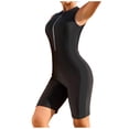 thumbnail image 4 of Blmnix Bodysuit Bathing Suit for Women One Piece Swimsuit Athletic Swimsuits Swim Skirts Henley Black Sexy Swimsuits for Women,L, 4 of 5