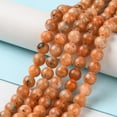 thumbnail image 2 of 2strands Orange Calcite Beads Strands Round 6mm Hole: 1mm about 67~68pcs/strand 15.16~15.35 inch(38.5~39cm), 2 of 4