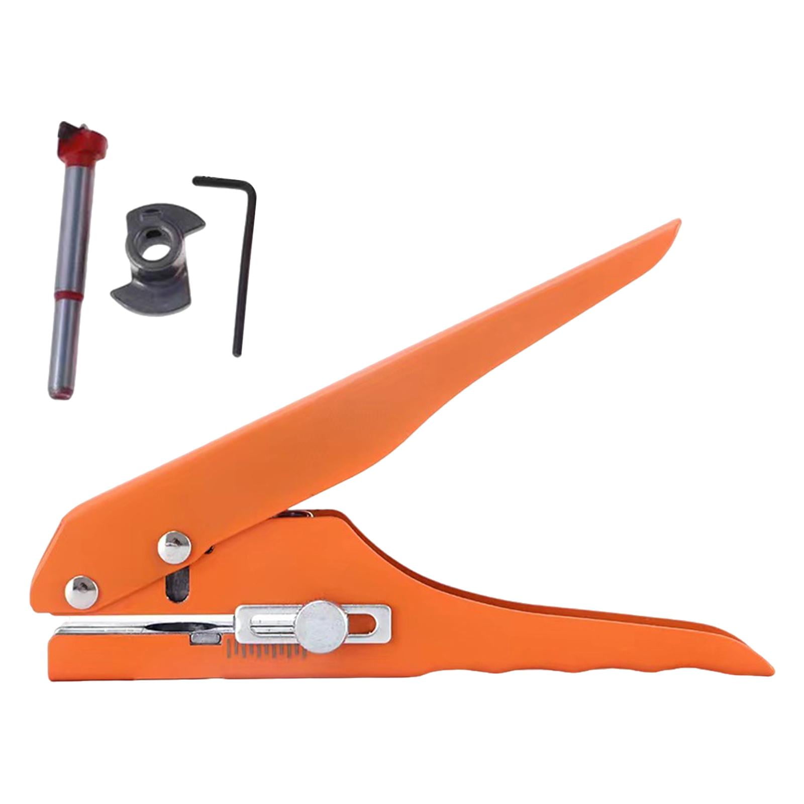 AGUZXTM 8mm Single Hole Punch Pliers - For PVC, Edge Banding, Paper Craft & Bank Cards, Heavy Duty Handheld Puncher - View #6