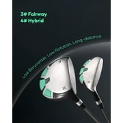 Naipo Golf Club Set 9 Piece Complete Golf Set for Right Handed with Stand Bag and 3 Bonus Head Covers