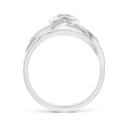 thumbnail image 2 of ANGARA Natural 0.2 Ct. Diamond Solitaire Ring in 14K White Gold for Women (Ring Size: 11), 2 of 8