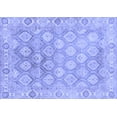 thumbnail image 1 of Ahgly Company Machine Washable Indoor Rectangle Oriental Blue Traditional Area Rugs, 2' x 5', 1 of 4