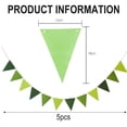 thumbnail image 2 of Paquete de 5 decoraciones para fiestas, bandera triangular, banderín, banderines para graduación, cumpleaños, suministros de decoración para fiesta de boda Zhivalor BST3071858-1, 2 of 5
