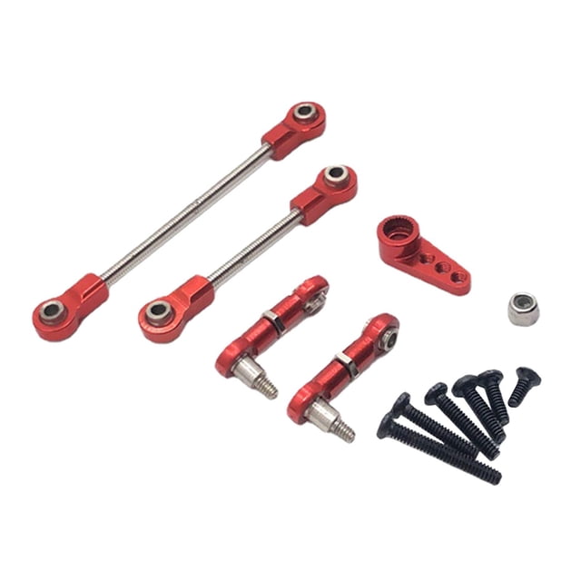 1/28 Steering Rod Servo Arm Replacement Upgrade Parts for Wltoys Vehicle Accessory Racing Car Parts , Red