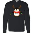 thumbnail image 3 of Inktastic Penguin Xmas Long Sleeve T-Shirt, 3 of 5